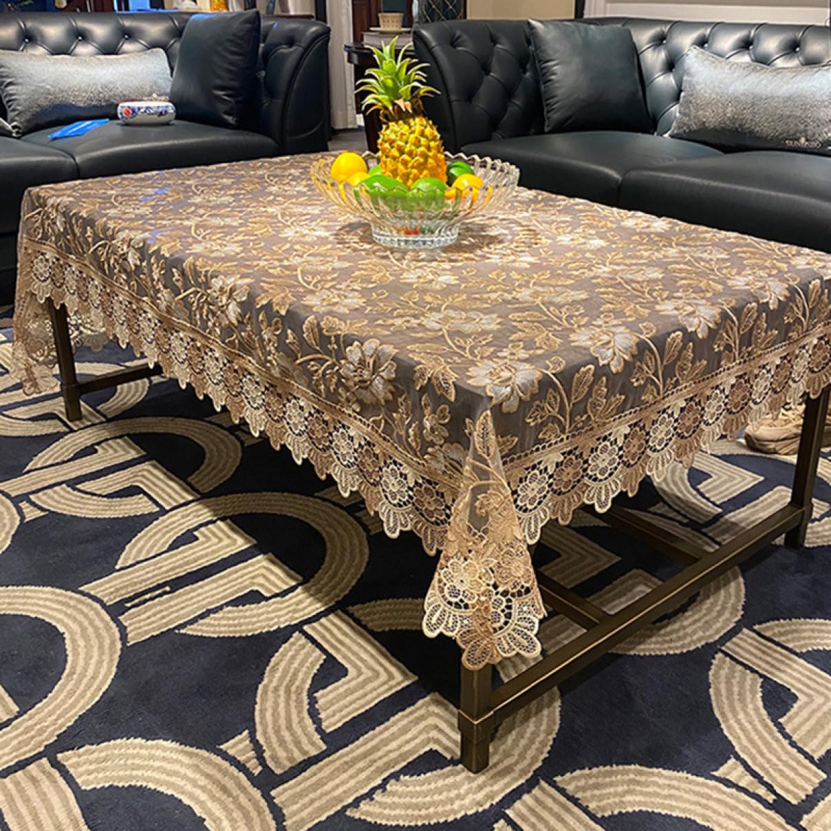 Amazon｜[VANDROUP] 田舎のテーブルクロス古典的な